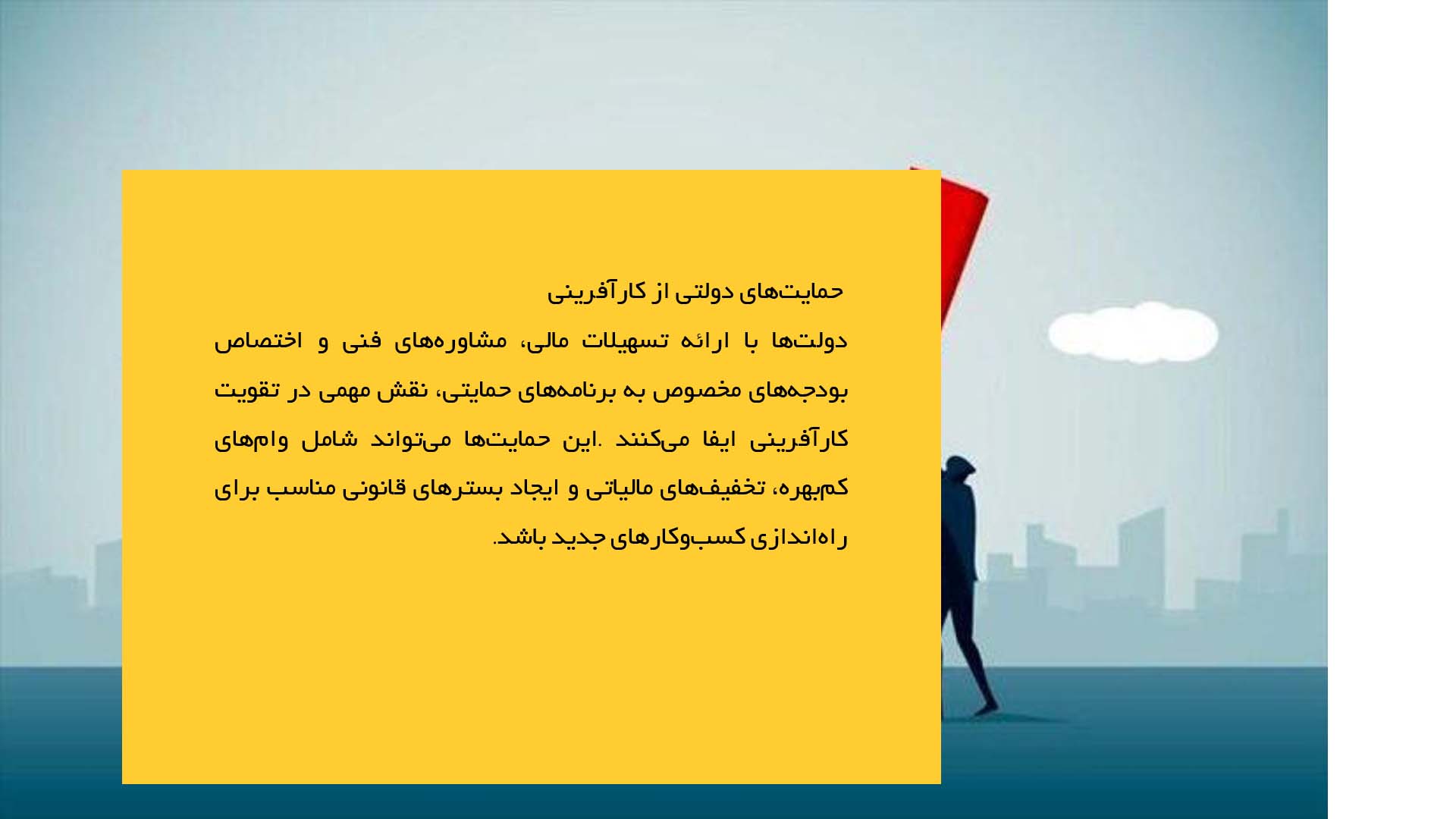 پاورپوینت در مورد نقش کارآفرینی در اقتصاد